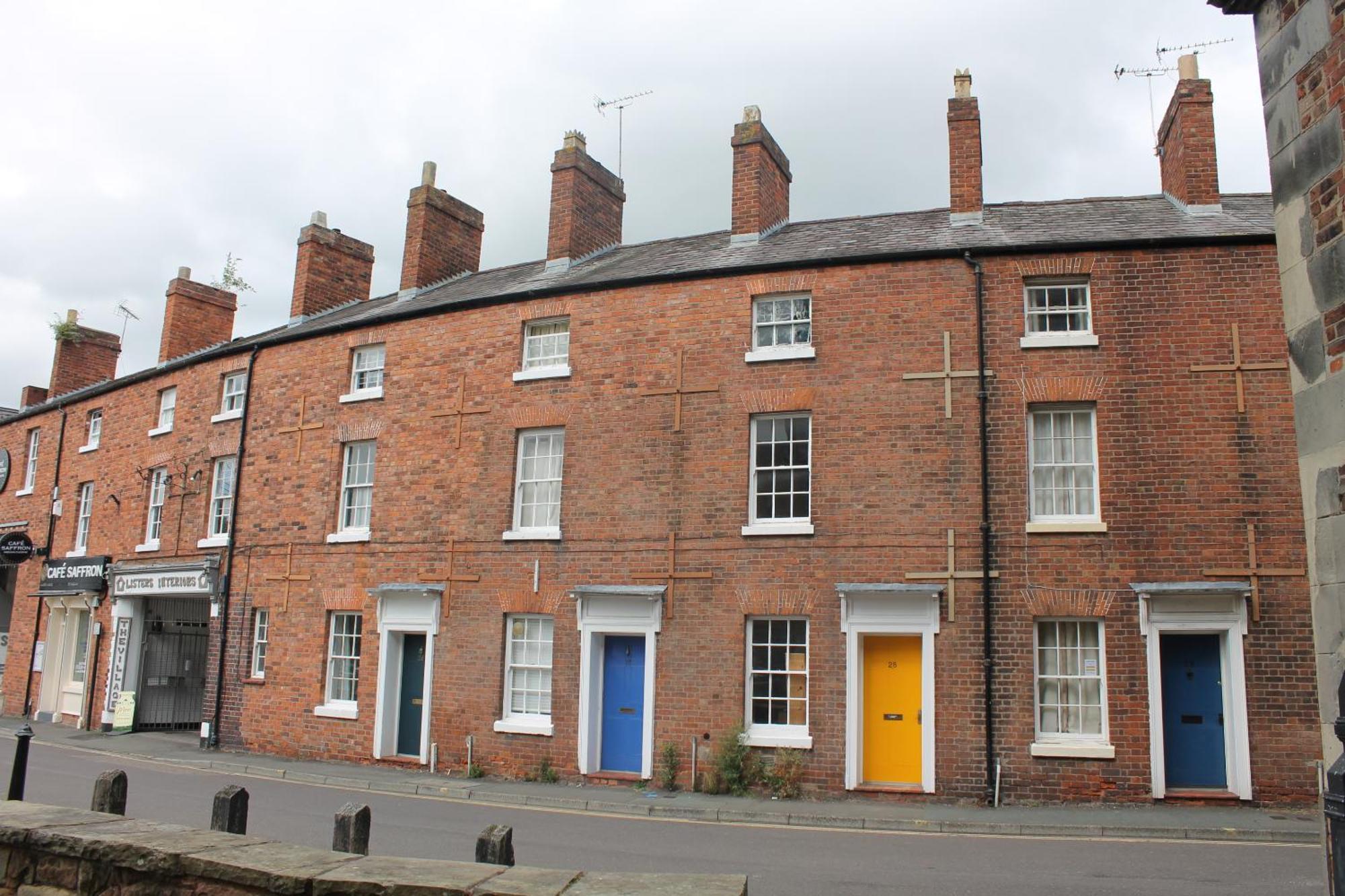 فيلا Shrewsbury Georgian Town House - Hills Lane المظهر الخارجي الصورة