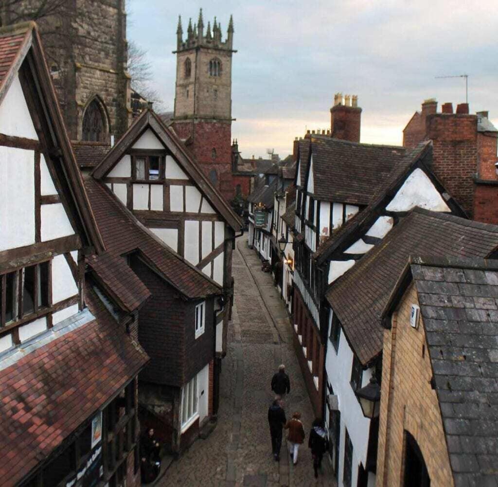 فيلا Shrewsbury Georgian Town House - Hills Lane المظهر الخارجي الصورة